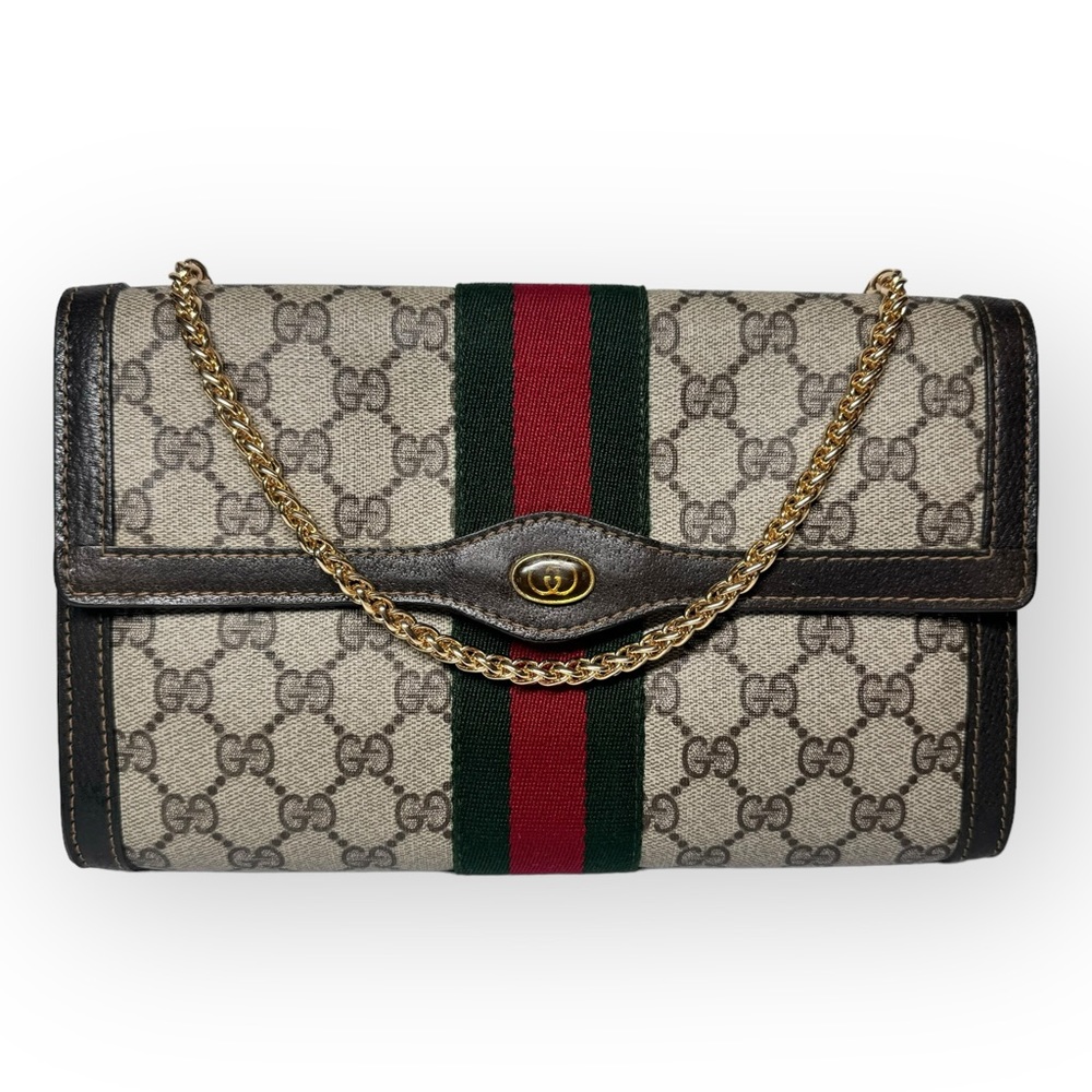 ♦️SOLD♦️Gucci Ophidia Supreme GG Monogram Crossbody Bag - Picture 4 of 17